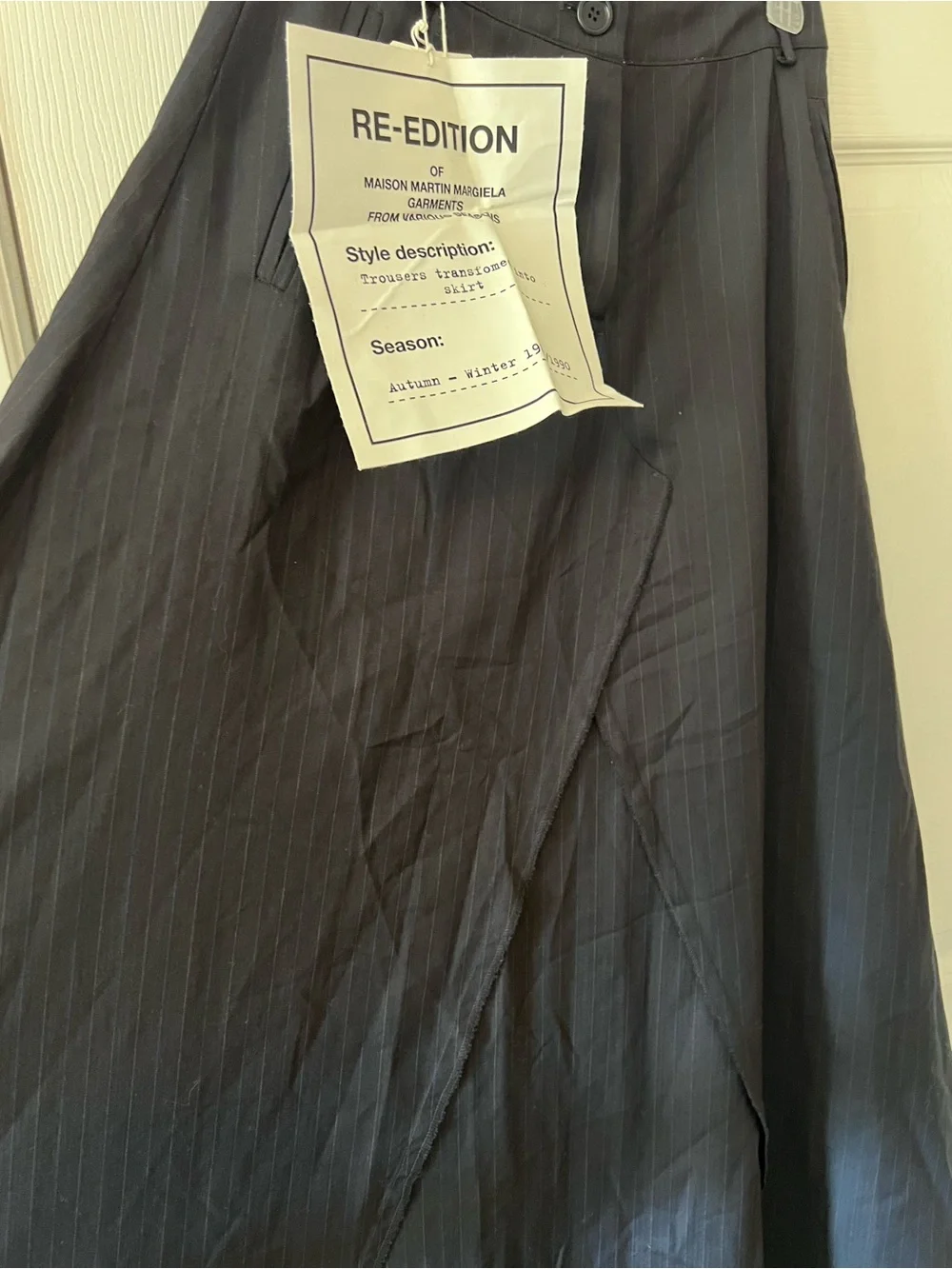 Maison Martin Margiela X H&M 2012 Archive Re-Edition Trousers Transformed Skirt - Picture 9 of 11